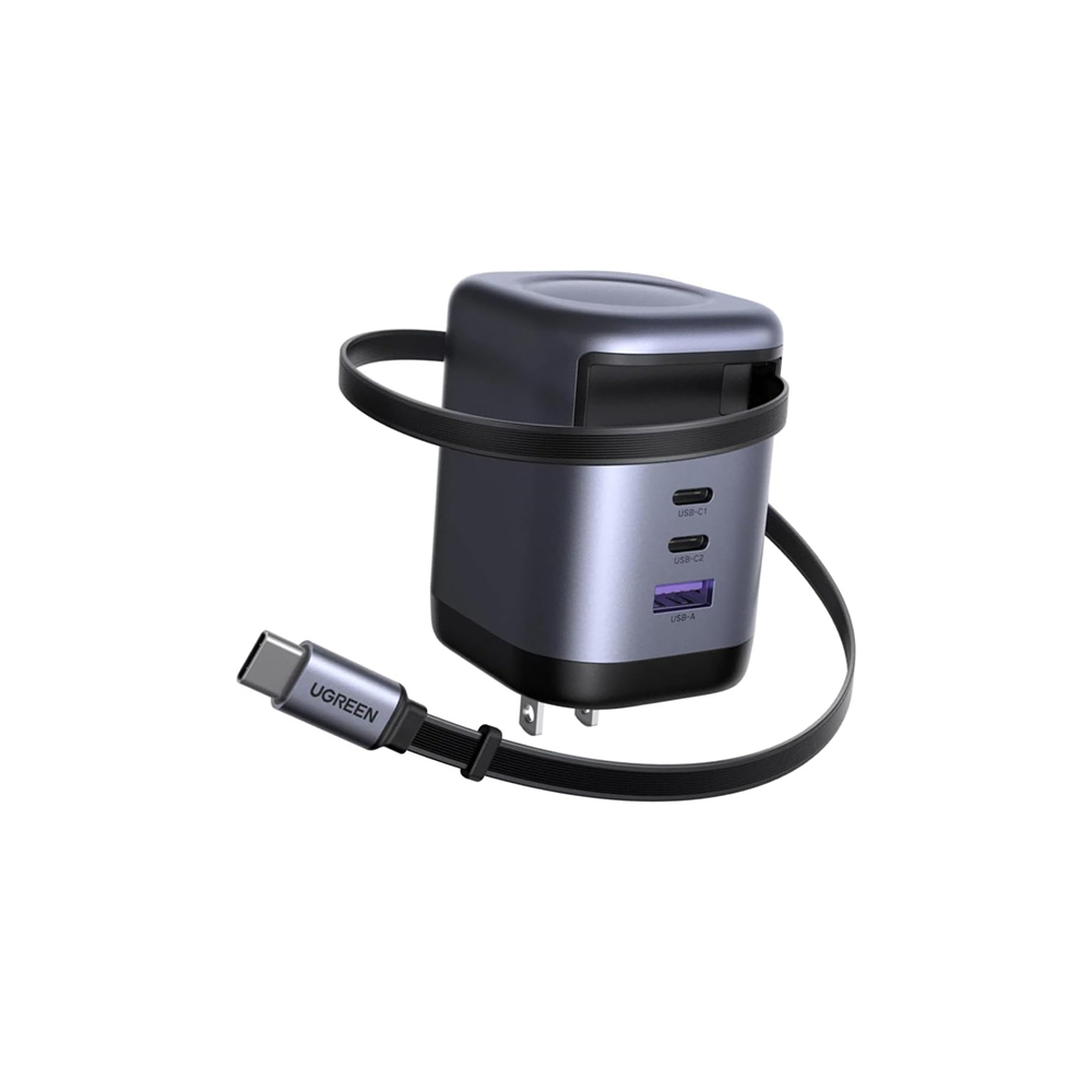 UGREEN 100W 4 in 1 GaN USB-C Charger with Retractable Cable