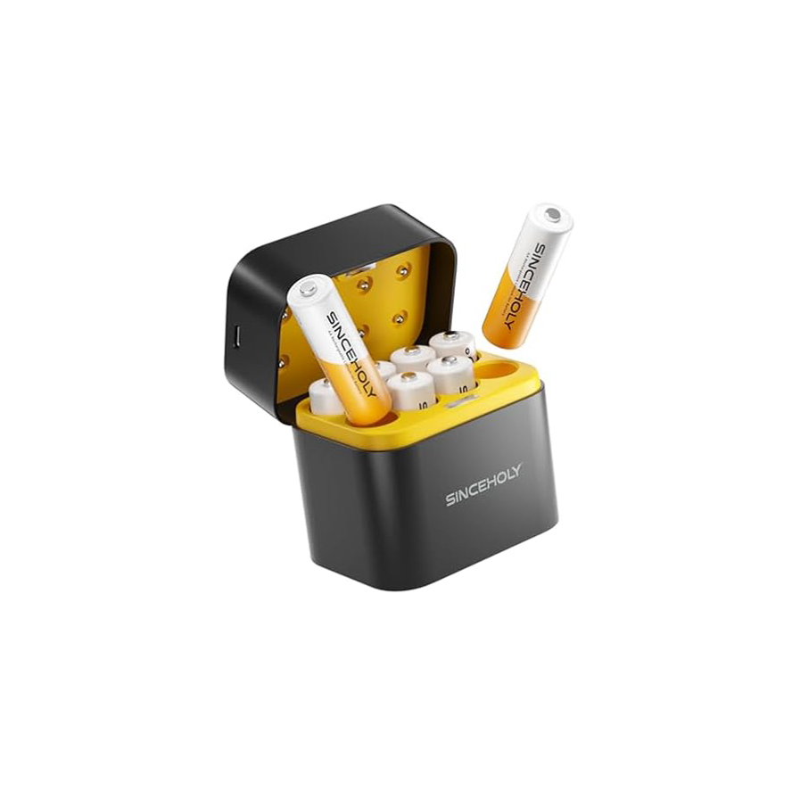SINCEHOLY Lithium AA Rechargeable Batteries