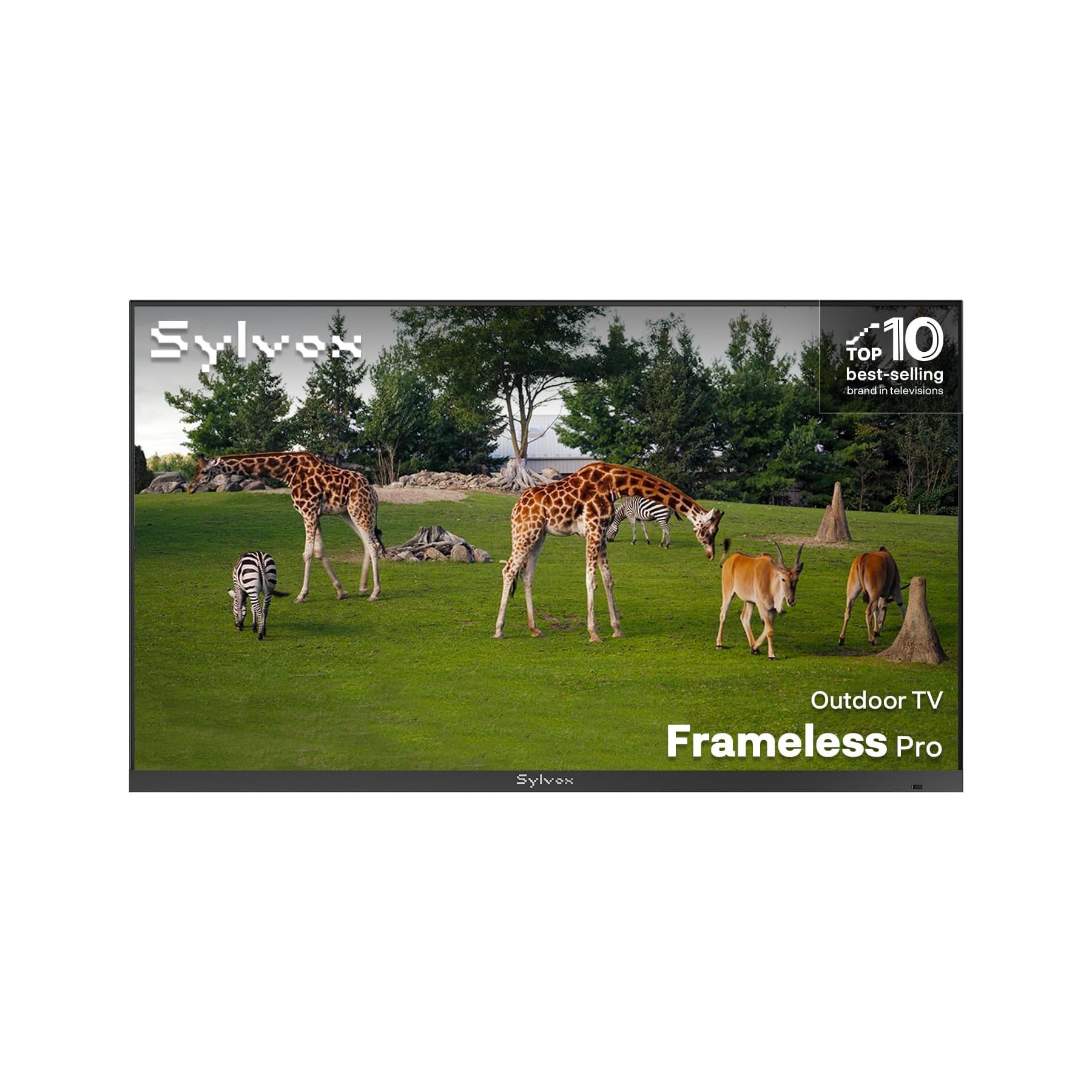 SYLVOX 75-Inch Full Sun Outdoor TV