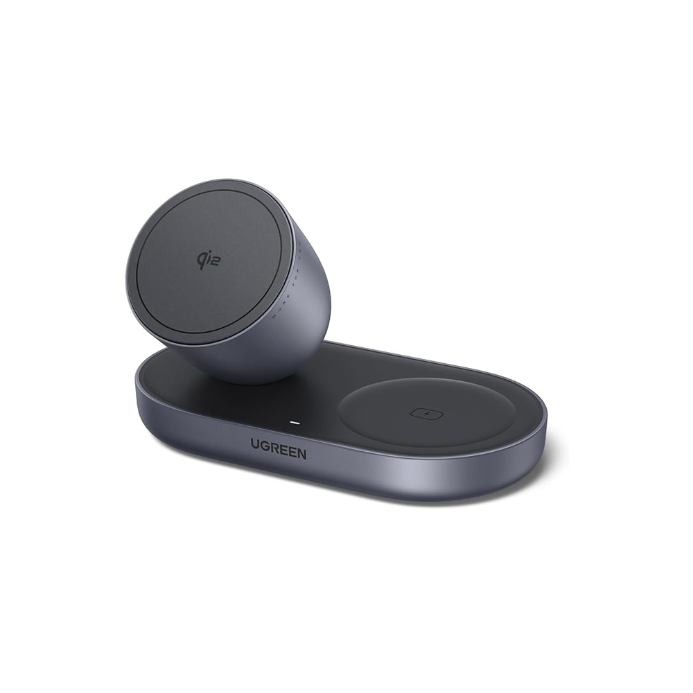 UGREEN Qi2 15W Wireless Charger 2-in-1