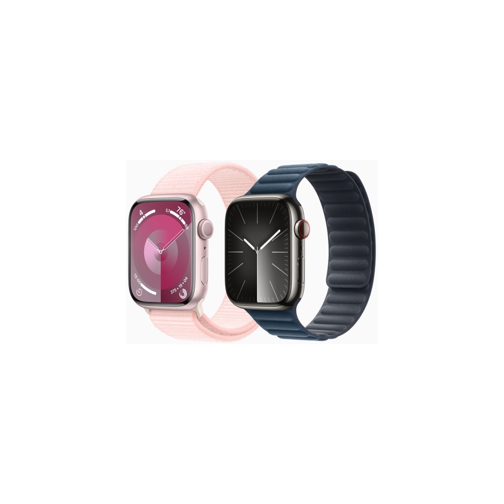 Apple Watch Series 9 (GPS y celular, 41 mm, acero inoxidable)